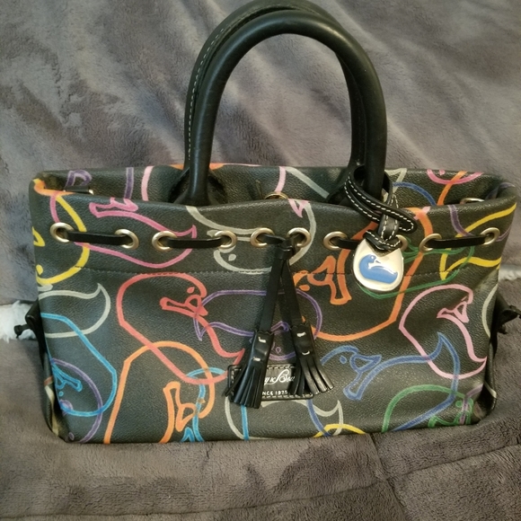 purse with duck logo